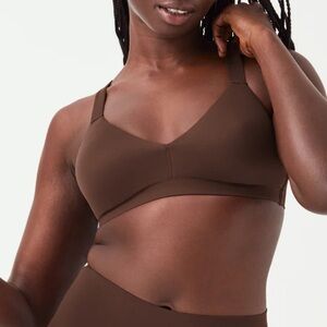 Spanx Chestnut Brown Lightly Lined Bra